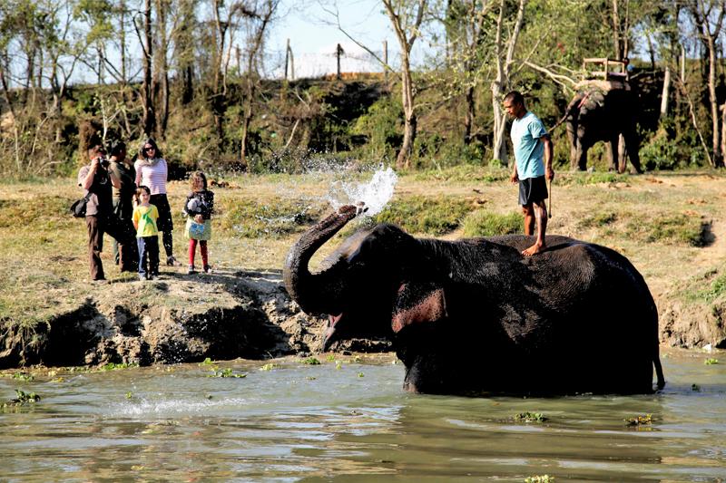 Family trip in Nepal